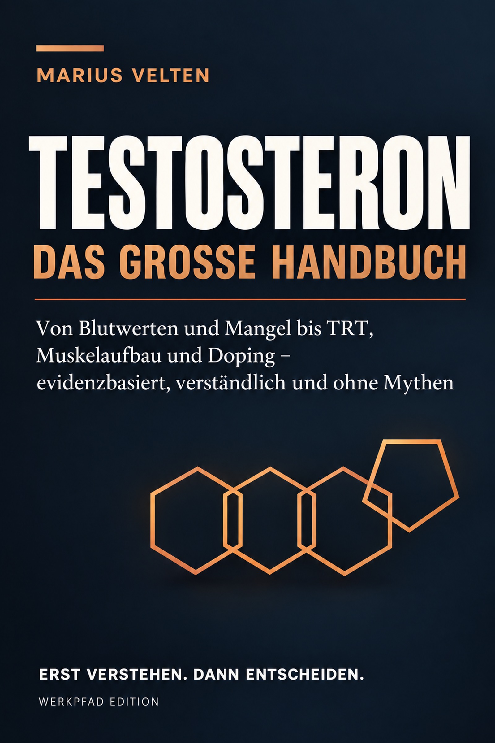 Cover TESTOSTERON – Das große Handbuch von Marius Velten